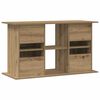 vidaXL Supporto per acquario artigianale in rovere 101x41x58 cm in legno ingegnerizzato