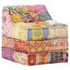 vidaXL Pouf Modulare in Tessuto Patchwork