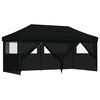 vidaXL Tenda Party 292 x 580 x 315 cm Nero Tessuto Oxford
