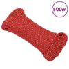 vidaXL Corda per barca Rossa 4 mm 100 m in Polipropilene