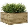 vidaXL Fioriera da Giardino 90x90x46 cm in Legno di Pino Impregnato