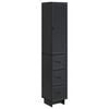 vidaXL Set di armadi 2 pcs 33 x 34,5 x 90 cm Legno ingegnerizzato