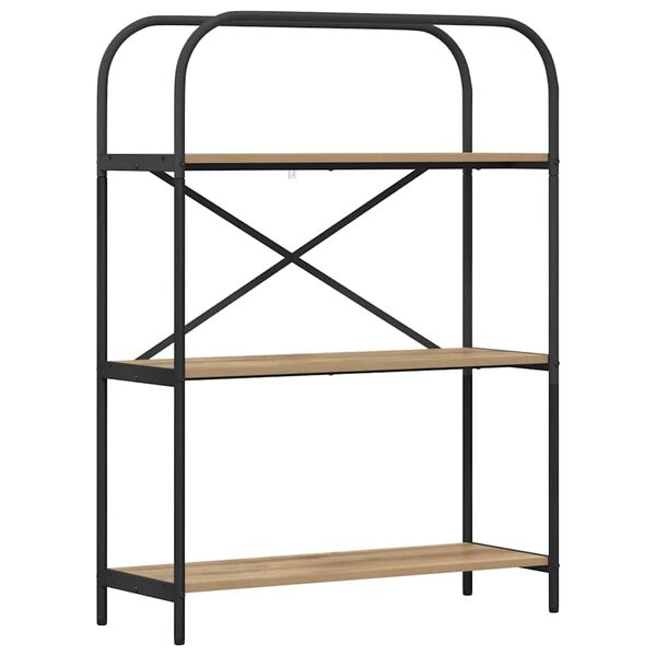 vidaXL Libreria Rovere artigianale 80 x 30 x 109 cm Legno multistrato