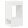vidaXL Tavolino 2 pcs Bianco 30 x 30 x 56 cm Legno multistrato