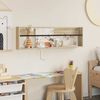 vidaXL Scaffale per riviste Rovere Sonoma 100 x 12 x 30 cm