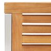 vidaXL Sedie da Giardino 2 pz con Cuscini in Legno di Teak e Acciaio