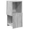 vidaXL Mobile angolare 25,5x25x55cm Legno ingegnerizzato Grigio Sonoma