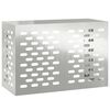 vidaXL Copertura per condizionatore d'aria Argento 90 x 40 x 60 cm