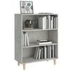 vidaXL Credenza Grigio Cemento 69,5x32,5x90 cm in Legno Multistrato