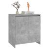 vidaXL Credenza Grigio Cemento 70x41x75 cm in Legno Multistrato
