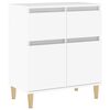 vidaXL Credenza Bianca 60x35x70 cm in Legno Multistrato