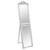 vidaXL Specchio Autoportante Argento 50x200 cm