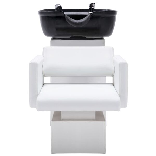 vidaXL Poltrona Lavatesta per Parrucchiere e Sedie in Similpelle