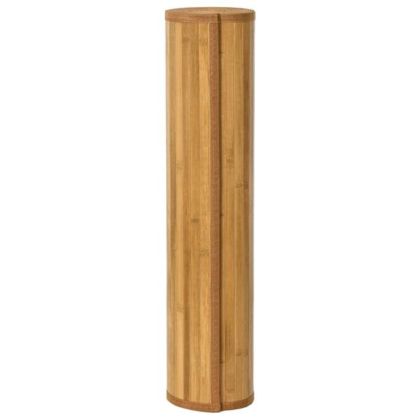 vidaXL Tappeto Rettangolare Natura 80x200 cm in Bamb&ugrave;