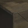 vidaXL Comodini 2pz Neri 40x33x46 cm in Legno Massello di Mango