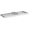 vidaXL Rastrello livellatore da giardino Argento Acciaio inossidabile