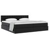 vidaXL Letto con Contenitore Nero 200 x 200 cm Pelle Sintetica