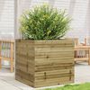 vidaXL Fioriera da Giardino 70x70x68,5 cm in Legno di Pino Impregnato