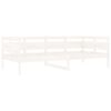 vidaXL Dormeuse Bianca in Legno Massello di Pino 90x200 cm