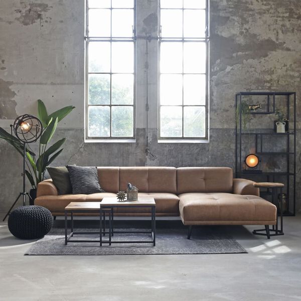 LABEL51 Pouf a Maglia in Cotone M Nero