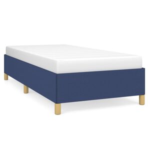 vidaXL Giroletto senza Materasso Blu 90x190 cm in Tessuto