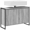 vidaXL Mobile da Bagno Grigio Sonoma 90 x 30 x 60 cm Legno multistrato