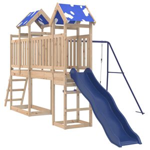 vidaXL Set da Gioco da Esterno in Legno Massello di Pino
