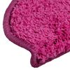 vidaXL Tappetini per scale 15 pz 65x21x4 cm rosa semicircolari grandi