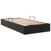 vidaXL Letto con Contenitore Nero 90 x 190 cm Pelle sintetica