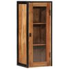 vidaXL Mobile Bagno a Muro 40x30x90 cm Legno Massello Acacia e Ferro