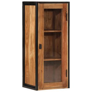 vidaXL Mobile Bagno a Muro 40x30x90 cm Legno Massello Acacia e Ferro