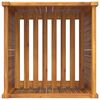 vidaXL Fioriera Giardino con Rivestimento 50x50x75 cm Massello Acacia