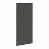 vidaXL Tenda Plissettata Nera 85x200 cm Larghezza Tessuto 84,4 cm