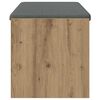 vidaXL Panca per ingresso Rovere artigianale 103 x 38 x 40 cm