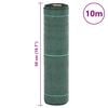 vidaXL Membrana Antierbacce Verde 0,5x10 m in PP