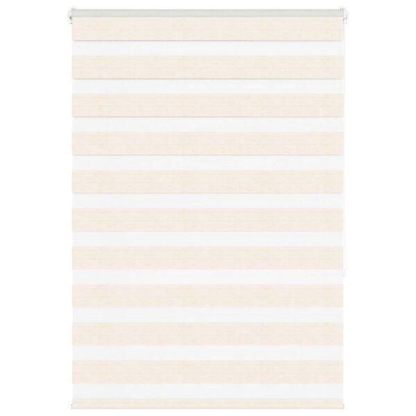 vidaXL Tenda a Rullo Zebra Larghezza Tessuto 95,9 cm Poliestere