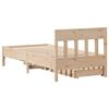 vidaXL Letto senza Materasso 90x200 cm in Legno Massello di Pino