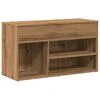vidaXL Scarpiera Rovere Artigianale 80x30x45 cm in Legno Multistrato