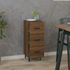 vidaXL Credenza Rovere Marrone 34,5x34x90 cm in Legno Multistrato