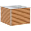 vidaXL Letto rialzato da giardino Marrone Chiaro 98 x 100 x 68 cm