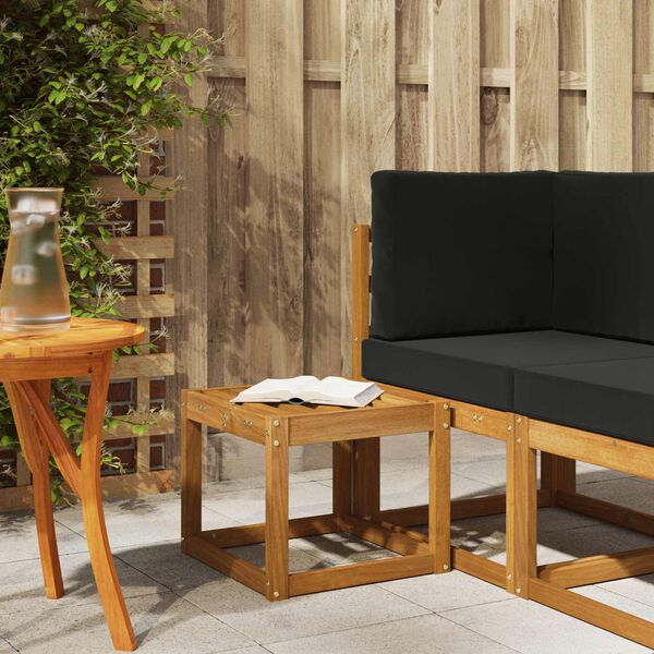 vidaXL Panca Sgabello Naturale 43 x 43 x 37 cm