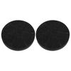 vidaXL Filtri a Carbone per Cappa 2 pz Nero