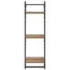 vidaXL Set mensole da parete 6 pcs Rovere artigianale 100 x 25 x 30 cm