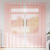 vidaXL Tende in Voile con Passanti 2 pz Rosa 140x225 cm