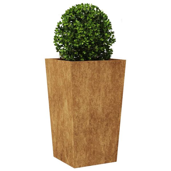 vidaXL Fioriera da Giardino 45x45x75 cm in Acciaio Corten