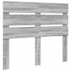 vidaXL Struttura del letto Grigio Sonoma 135 x 190 cm Pino massello