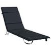 vidaXL Cuscino per Lettino GEMERT 100% Poliestere Blu Scuro