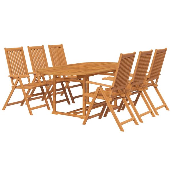 vidaXL Set da Pranzo da Giardino 5 pz in Legno Massello di Acacia