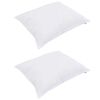vidaXL Cuscino con cuscino 2 pcs Bianco 60 x 70 cm Cotone