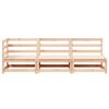 vidaXL Set Divani da Giardino 3 pz in Legno Massello di Pino
